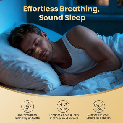 Nasal Strips 100 Count, New Upgraded Softer & Stronger for Snoring Relief, Nose Strips for Breathing, anti Snoring Devices for Sleep & Sports, Help Relieve Nasal Congestion, Deeper Sleep