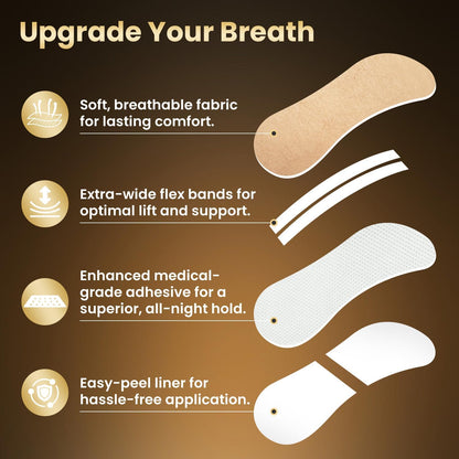 Nasal Strips 100 Count, New Upgraded Softer & Stronger for Snoring Relief, Nose Strips for Breathing, anti Snoring Devices for Sleep & Sports, Help Relieve Nasal Congestion, Deeper Sleep