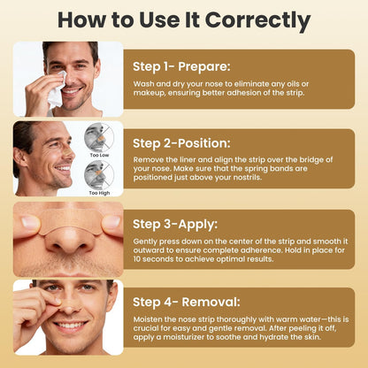 Nasal Strips 100 Count, New Upgraded Softer & Stronger for Snoring Relief, Nose Strips for Breathing, anti Snoring Devices for Sleep & Sports, Help Relieve Nasal Congestion, Deeper Sleep